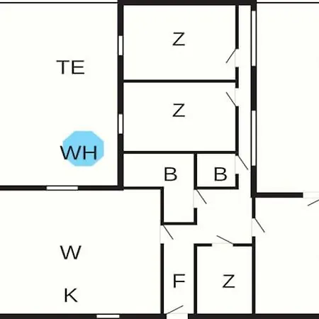 8 Person In Vaeggerlose Σπίτι διακοπών Bøtø By